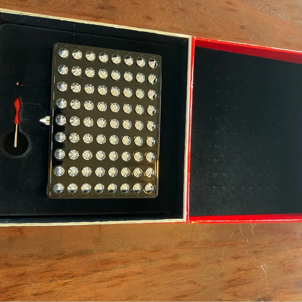 Christian Louboutin Black Tablet Case with Silver Studs